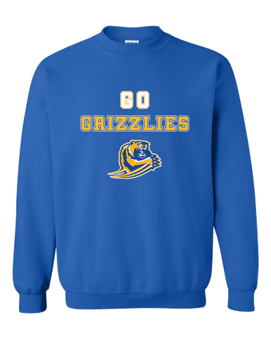 Jefferson Grizzlies Go Team Men's Sweatshirt
