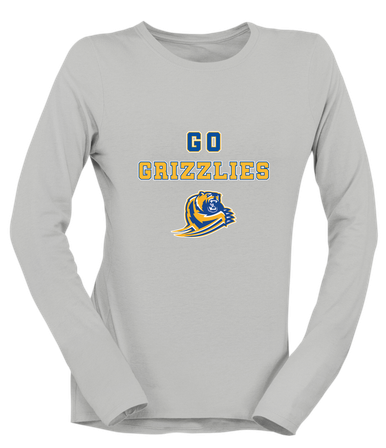 Jefferson Grizzlies Go Team Women's Premium LS T-Shirt