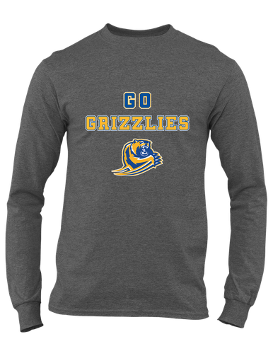 Jefferson Grizzlies Go Team Men's Premium LS T-Shirt
