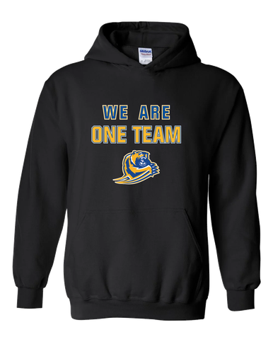 Jefferson Grizzlies We Are One Team Men's Hoodie