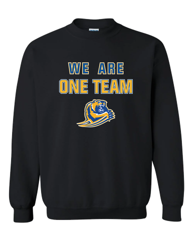Jefferson Grizzlies We Are One Team Men's Sweatshirt