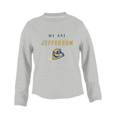 Jefferson Grizzlies We Are Women's Sweatshirt