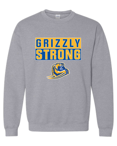 Jefferson Grizzlies Strong #1 Men's Sweatshirt