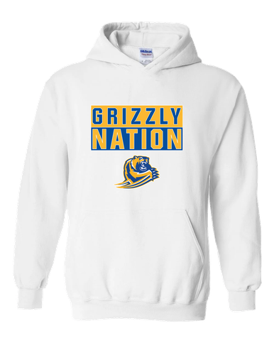 Jefferson Grizzlies Nation #1 Men's Hoodie