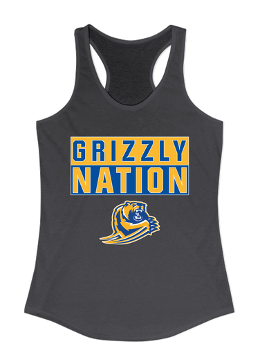 Jefferson Grizzlies Nation #1 Women's Tank Top