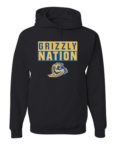 Jefferson Grizzlies Nation #1 Men's Premium Hoodie