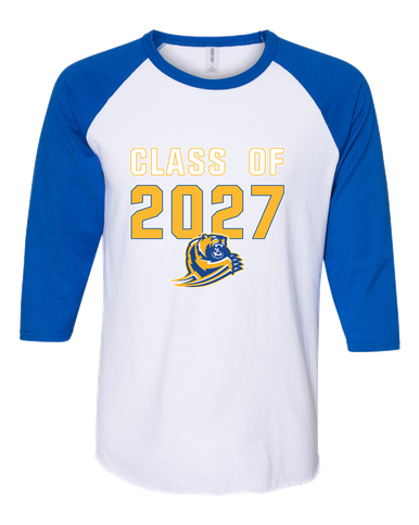 Jefferson Grizzlies Class of 2027 Men's Baseball T-Shirt