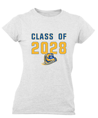 Jefferson Grizzlies Class of 2028 Women's Premium SS T-Shirt