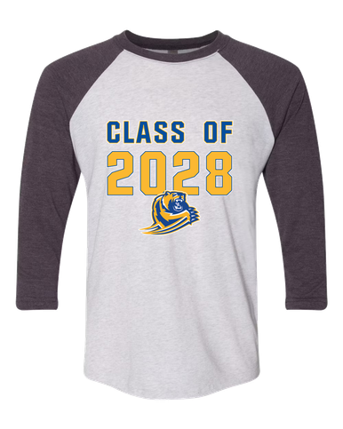 Jefferson Grizzlies Class of 2028 Women's Baseball T-Shirt
