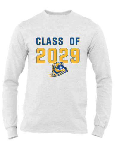 Jefferson Grizzlies Class of 2029 Men's LS T-Shirt