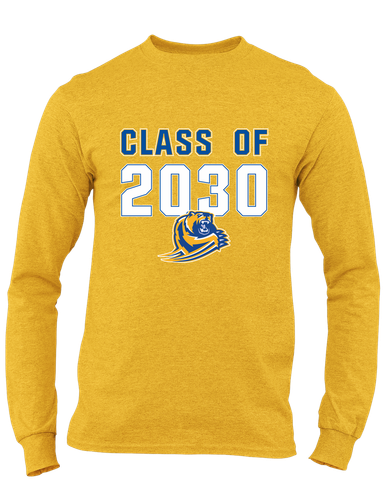 Jefferson Grizzlies Class of 2030 Men's LS T-Shirt