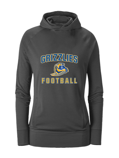 Jefferson Grizzlies Football #1 Women's Hoodie