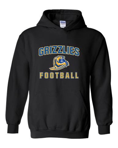Jefferson Grizzlies Football #1 Men's Hoodie