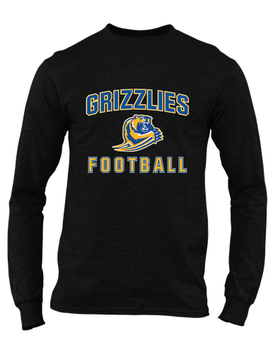 Jefferson Grizzlies Football #1 Men's LS T-Shirt