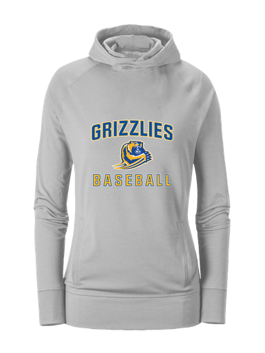 Jefferson Grizzlies Baseball #1 Women's Hoodie