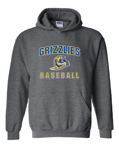 Jefferson Grizzlies Baseball #1 Men's Hoodie