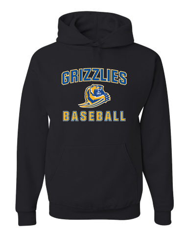 Jefferson Grizzlies Baseball #1 Men's Premium Hoodie