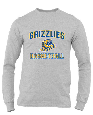 Jefferson Grizzlies Basketball #1 Men's Premium LS T-Shirt
