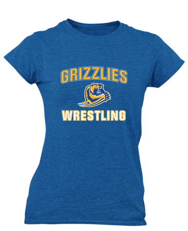 Jefferson Grizzlies Wrestling Women's Premium SS T-Shirt