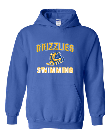 Jefferson Grizzlies Swimming Men's Hoodie