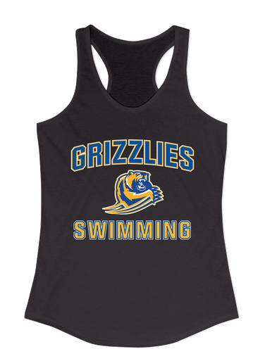 Jefferson Grizzlies Swimming Women's Tank Top