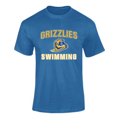 Jefferson Grizzlies Swimming Men's SS T-Shirt