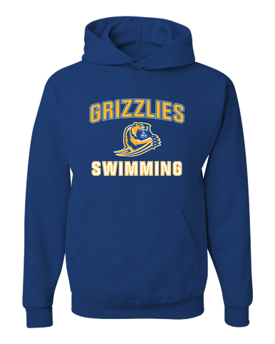 Jefferson Grizzlies Swimming Men's Premium Hoodie