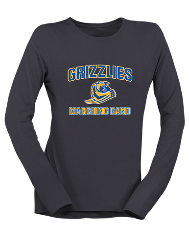 Jefferson Grizzlies Marching Band Women's LS T-Shirt