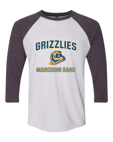 Jefferson Grizzlies Marching Band Women's Baseball T-Shirt