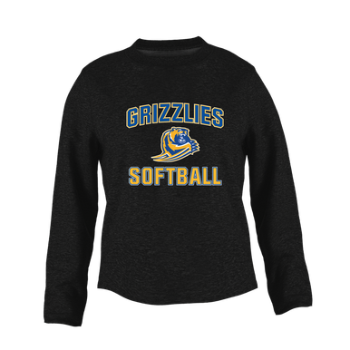 Jefferson Grizzlies Softball #1 Women's Sweatshirt
