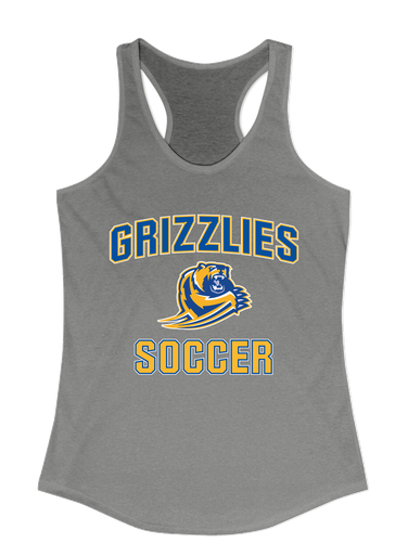 Jefferson Grizzlies Soccer #1 Women's Tank Top