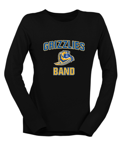 Jefferson Grizzlies Band # 1 Women's Premium LS T-Shirt
