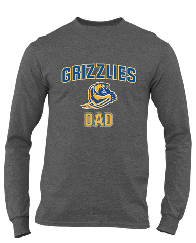 Jefferson Grizzlies Dad Men's LS T-Shirt