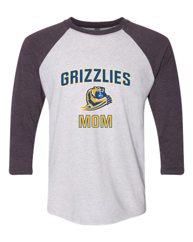 Jefferson Grizzlies Mom Women's Baseball T-Shirt