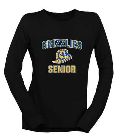 Jefferson Grizzlies Senior #1 Women's LS T-Shirt