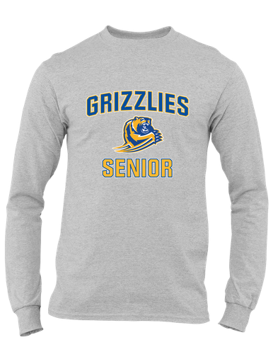 Jefferson Grizzlies Senior #1 Men's LS T-Shirt