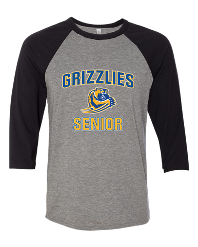 Jefferson Grizzlies Senior #1 Women's Baseball T-Shirt