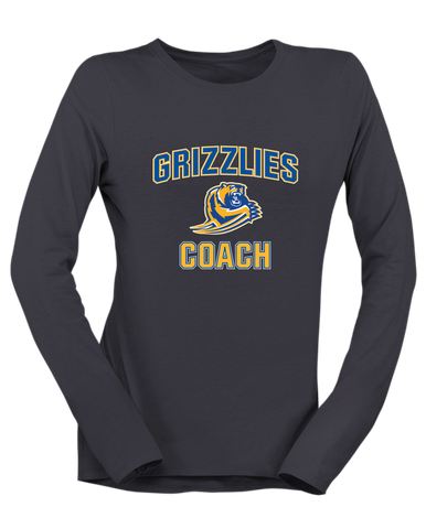 Jefferson Grizzlies Coach Women's LS T-Shirt