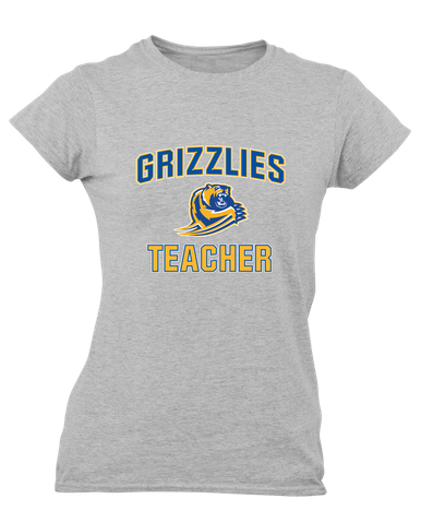 Jefferson Grizzlies Teacher Women's SS T-Shirt