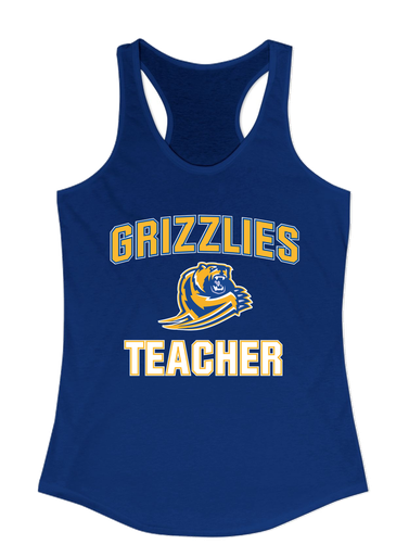Jefferson Grizzlies Teacher Women's Tank Top