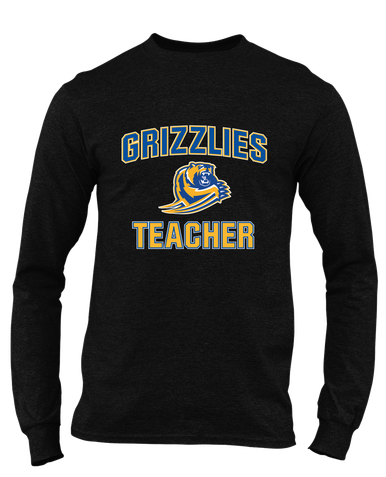 Jefferson Grizzlies Teacher Men's Premium LS T-Shirt