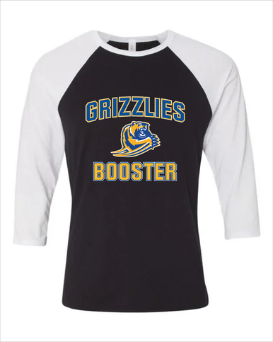 Jefferson Grizzlies Booster Women's Baseball T-Shirt