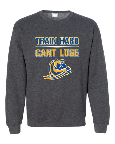 Jefferson Grizzlies Train Hard, Can't Lose Men's Sweatshirt