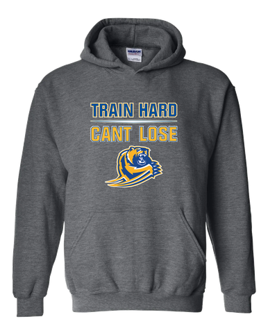 Jefferson Grizzlies Train Hard, Can't Lose Men's Hoodie