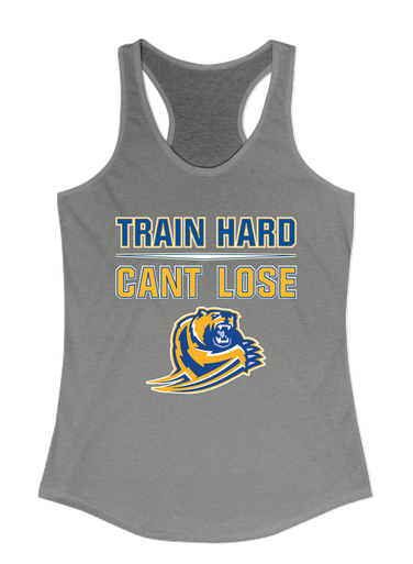 Jefferson Grizzlies Train Hard, Can't Lose Women's Tank Top