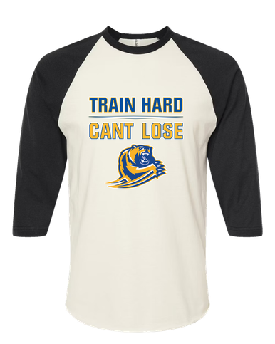Jefferson Grizzlies Train Hard, Can't Lose Men's Baseball T-Shirt
