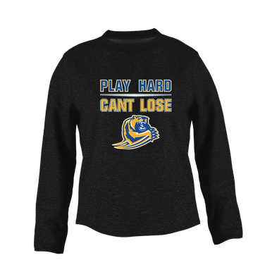 Jefferson Grizzlies Play Hard, Can't Lose Women's Sweatshirt