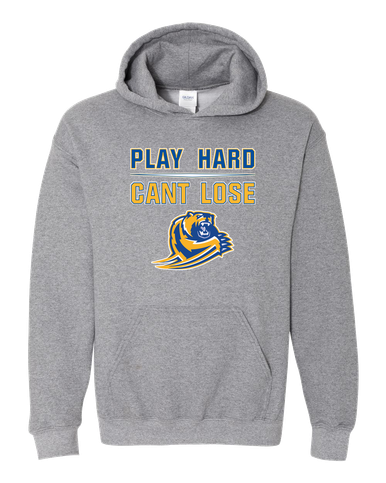 Jefferson Grizzlies Play Hard, Can't Lose Men's Hoodie