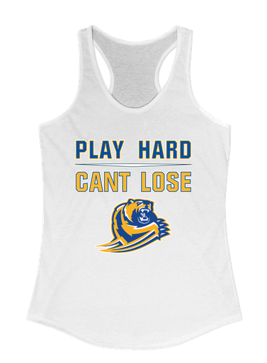 Jefferson Grizzlies Play Hard, Can't Lose Women's Tank Top