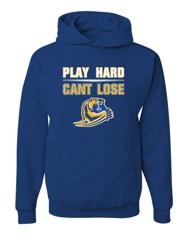 Jefferson Grizzlies Play Hard, Can't Lose Men's Premium Hoodie